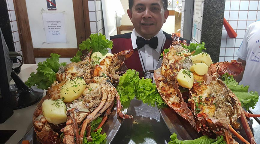 O Príncipe de Mônaco, em Copacabana, serve pratos fartos de peixes e frutos do mar