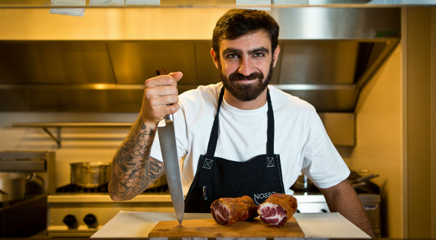 Bruno Katz chef no Nosso bar de drinques em Ipanema 