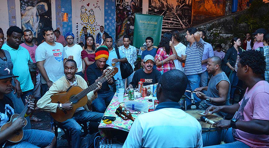 roda de samba no rio segunda-feira